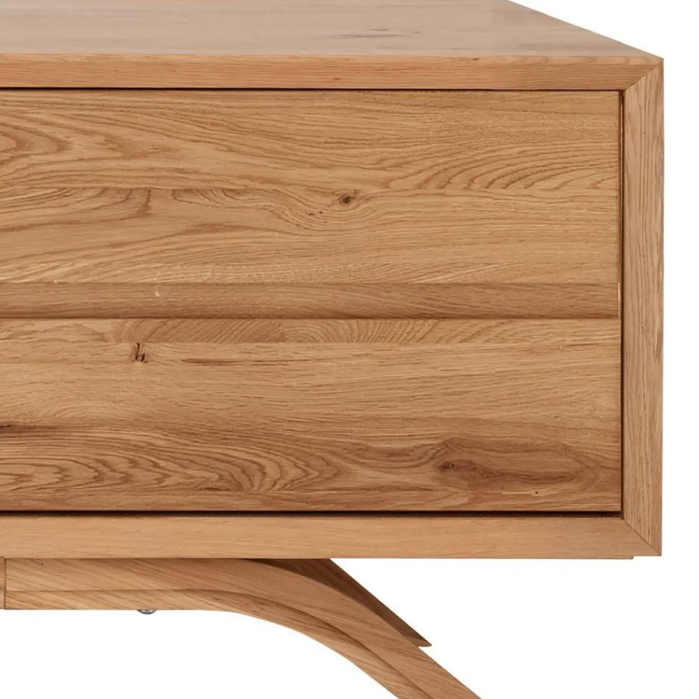 Wohnen Tv & Hifi-Möbel|Lowboards<Massivholz TV-Unterschrank aus Wildeiche - Fredellia
