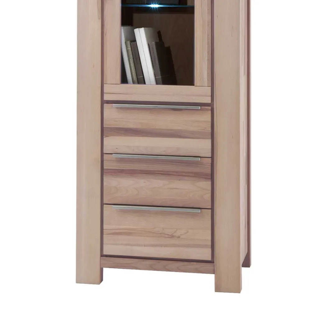 Wohnen Vitrinen<Massivholz Vitrine Thivios aus Wildeiche