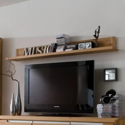 Wohnen Regale<Massivholz Wandboard Croconia aus Wildeiche geölt