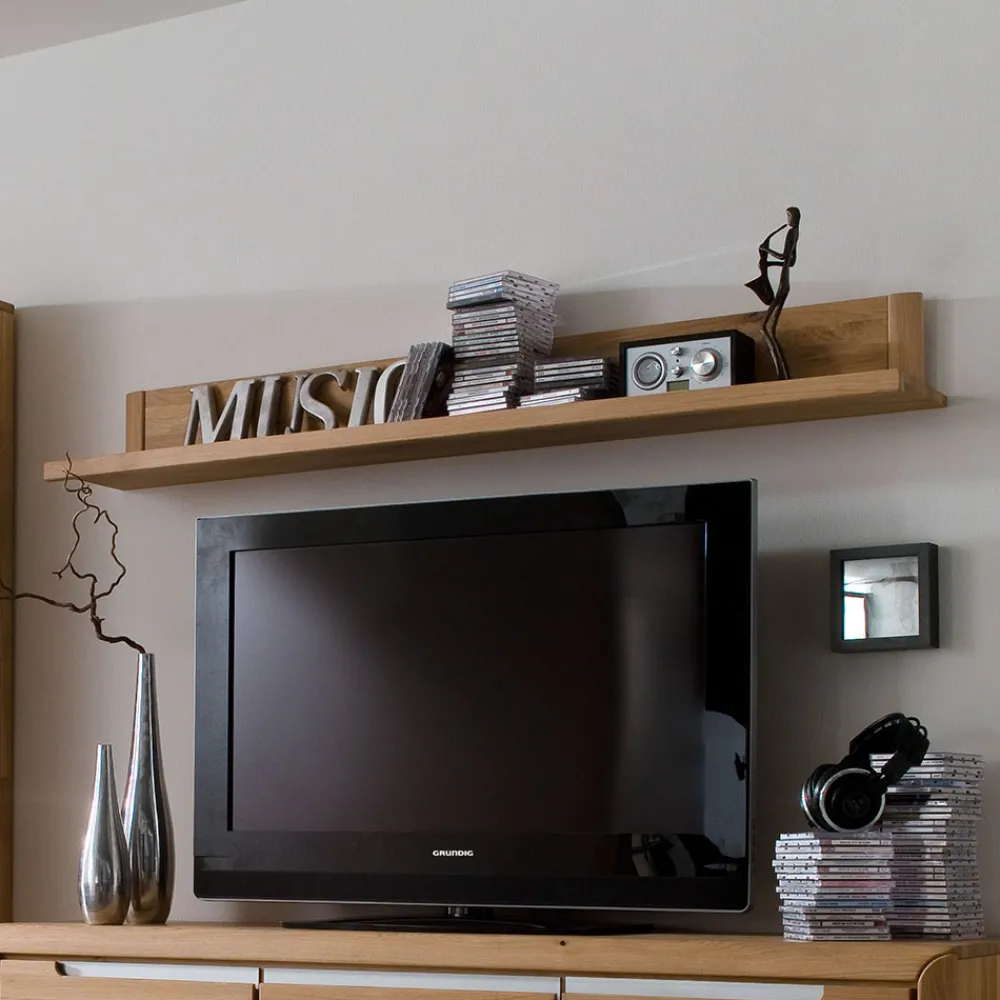Wohnen Regale<Massivholz Wandboard Croconia aus Wildeiche geölt