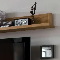 Wohnen Regale<Massivholz Wandboard Croconia aus Wildeiche geölt