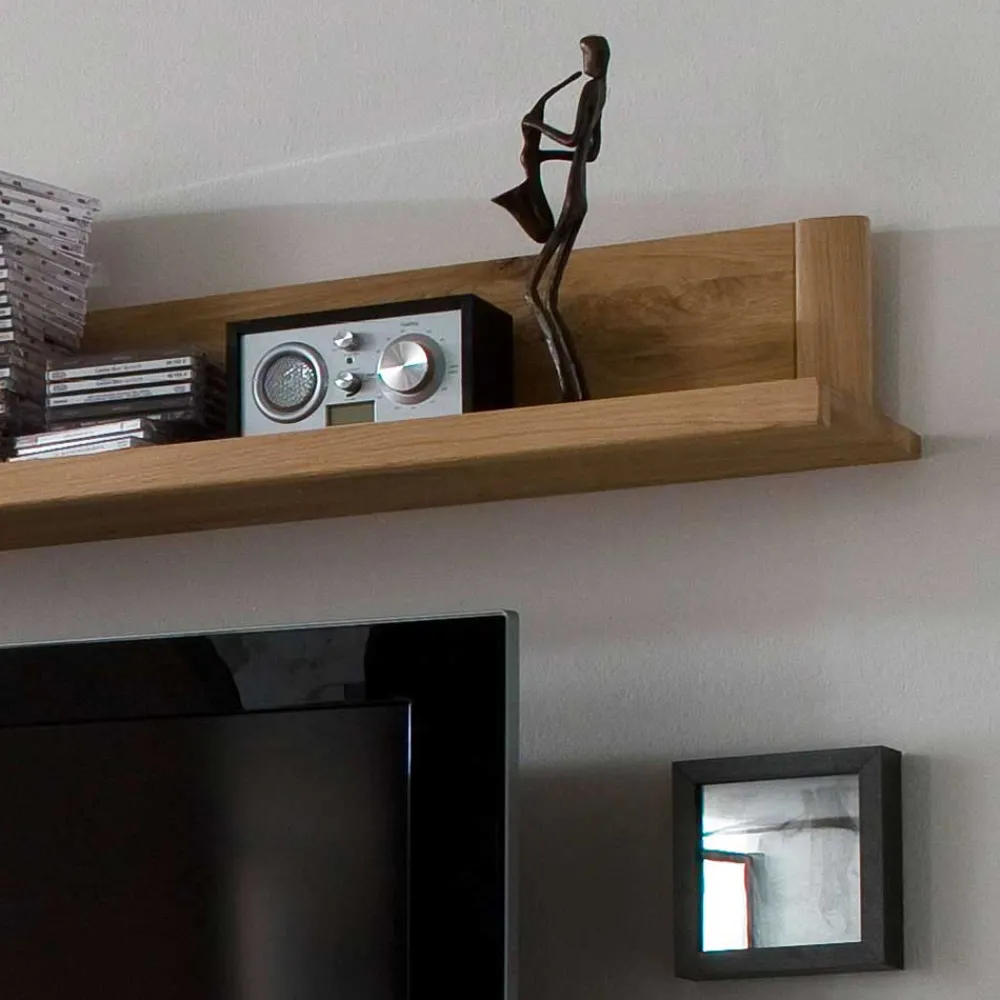 Wohnen Regale<Massivholz Wandboard Croconia aus Wildeiche geölt