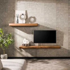 Wohnen Regale<Massivholz Wandboard in Schwebeoptik - Ceoni