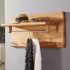 Wohnen Garderoben<Massivholz Wandgarderobe aus Wildeiche massiv geölt - Uvinessa