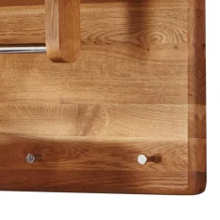 Wohnen Garderoben<Massivholz Wandgarderobe aus Wildeiche massiv geölt - Uvinessa