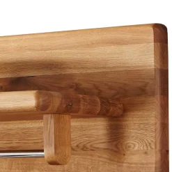Wohnen Garderoben<Massivholz Wandgarderobe aus Wildeiche massiv geölt - Uvinessa
