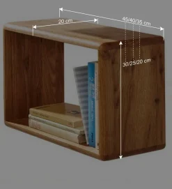 Wohnen Regale<Massivholz Wandregal Set Uvinessa aus Wildeiche (dreiteilig)