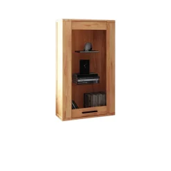 Wohnen Vitrinen<Massivholz Wandvitrine Mosniak aus Kernbuche geölt