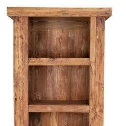 Wohnen Regale|Vitrinen<Massivholzregal Ragista aus Teak Recyclingholz