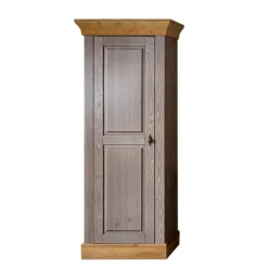 Wohnen Vitrinen<Massivholzschrank Cempino in Grau