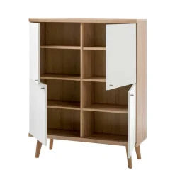 Wohnen Wohnwände<Möbel Wohnwand Kombi im Skandi Design - Cablos (vierteilig)