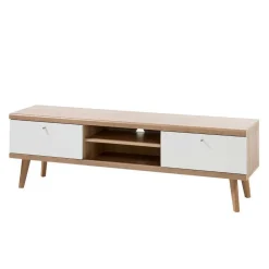 Wohnen Wohnwände<Möbel Wohnwand Kombi im Skandi Design - Cablos (vierteilig)
