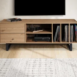 Wohnen Tv & Hifi-Möbel<Medien Element in Wildeiche Holzoptik - Priazena