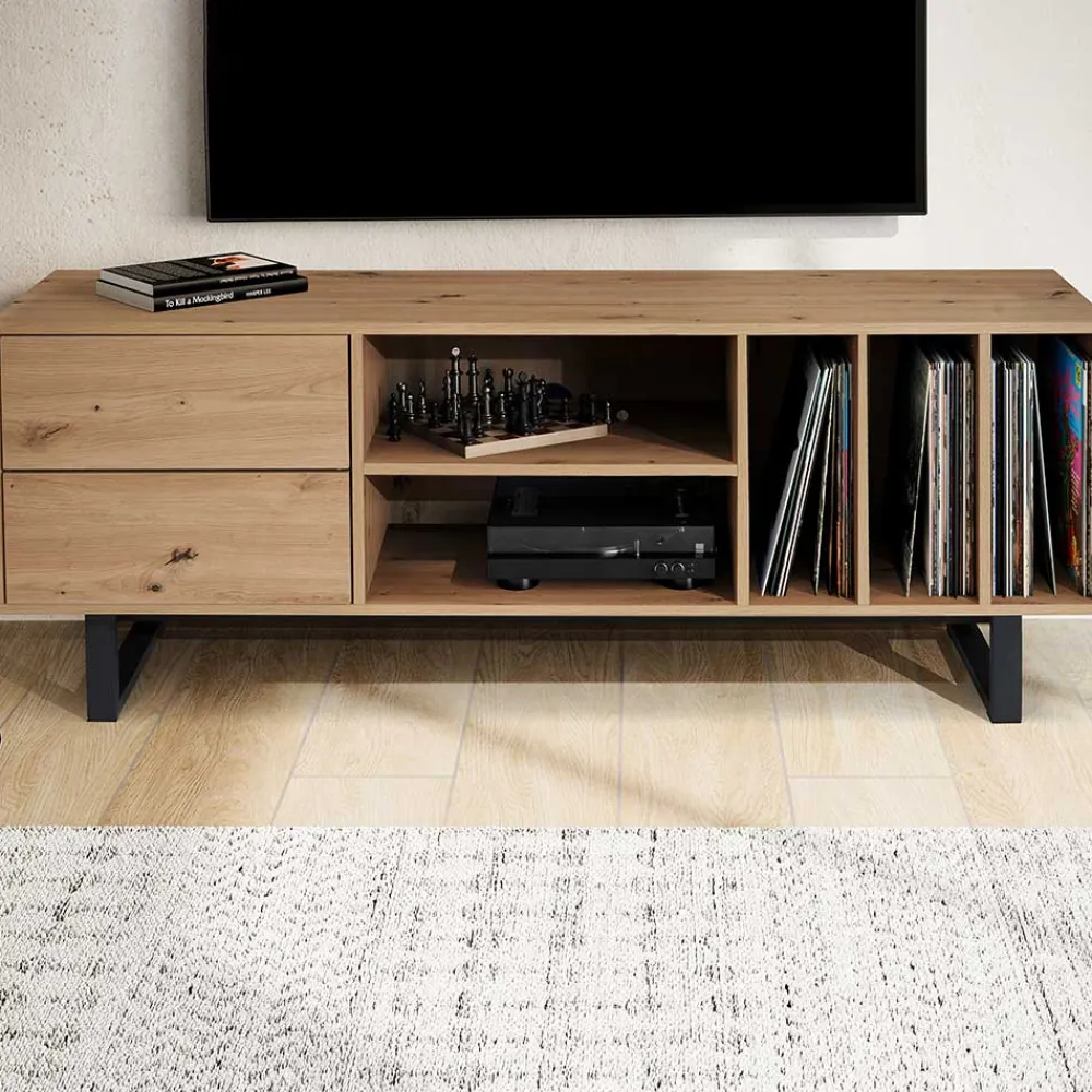 Wohnen Tv & Hifi-Möbel<Medien Element in Wildeiche Holzoptik - Priazena