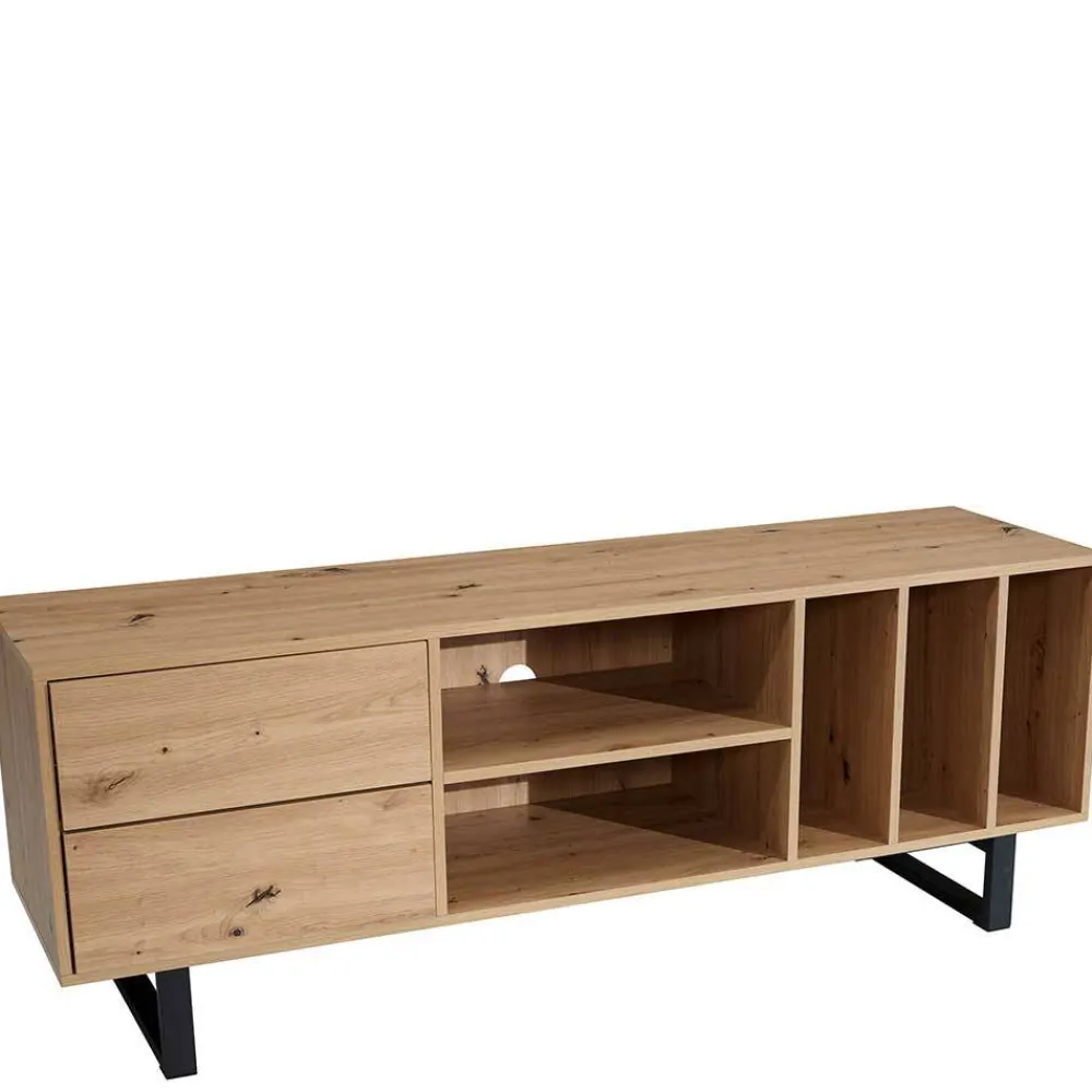 Wohnen Tv & Hifi-Möbel<Medien Element in Wildeiche Holzoptik - Priazena