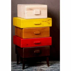 Wohnen Kommoden<Mehrfarbige Design Kommode aus Massivholz Grace Mango