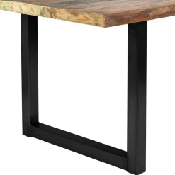 Wohnen Tische<Mehrfarbiger Esstisch Altholz Shabby Chic Enjadara mit Stahl Schwarz