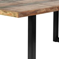 Wohnen Tische<Mehrfarbiger Esstisch Altholz Shabby Chic Enjadara mit Stahl Schwarz