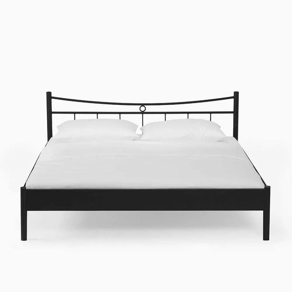 Wohnen Betten<Metall Bett Halfa in Schwarz