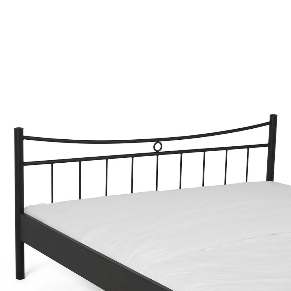 Wohnen Betten<Metall Bett Halfa in Schwarz