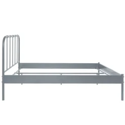 Wohnen Betten<Metall Bett in Grau - Uvienna