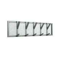 Wohnen Garderoben<Metall Gitter Hängegarderobe mit 5 Doppelhaken - Pig