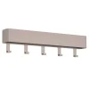 Wohnen Garderoben<Metall Hakenleiste Garderobe in Taupe - Plexino