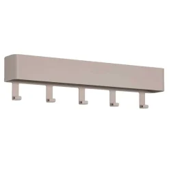 Wohnen Garderoben<Metall Hakenleiste Garderobe in Taupe - Plexino
