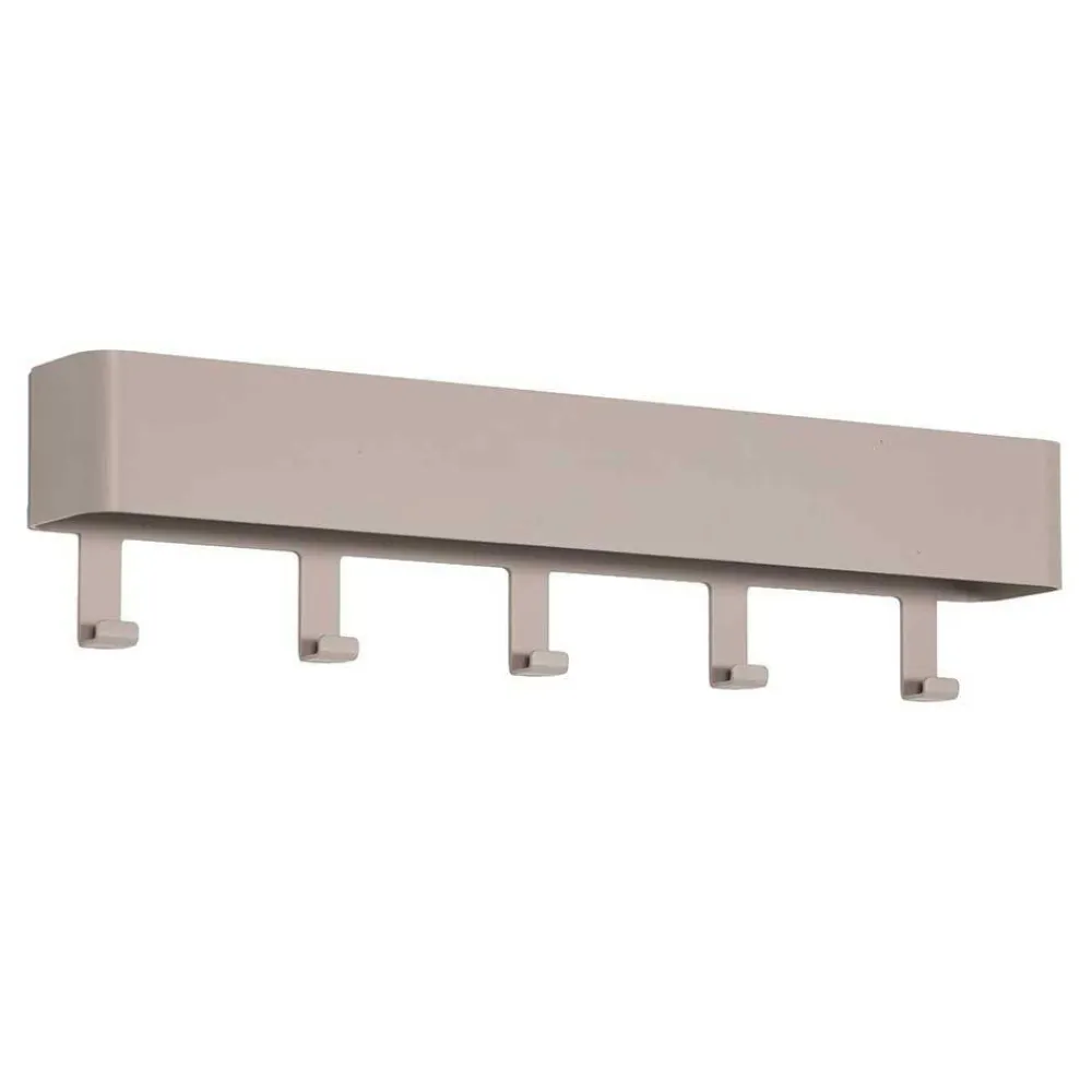 Wohnen Garderoben<Metall Hakenleiste Garderobe in Taupe - Plexino