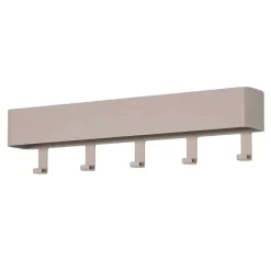 Wohnen Garderoben<Metall Hakenleiste Garderobe in Taupe - Plexino