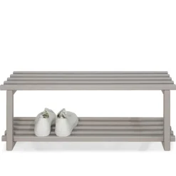 Wohnen Regale<Metall Schuhregal in Taupe - Verinaros