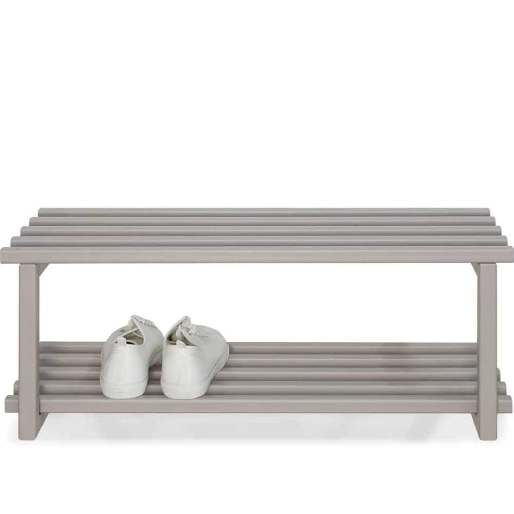 Wohnen Regale<Metall Schuhregal in Taupe - Verinaros