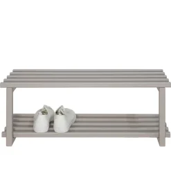 Wohnen Regale<Metall Schuhregal in Taupe - Verinaros