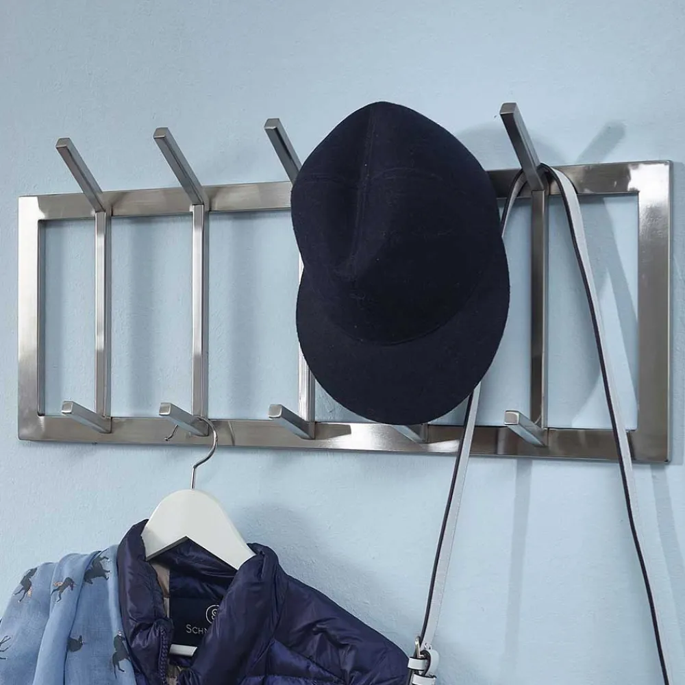 Wohnen Garderoben<Metall Wandgarderobe in Silber - Rading