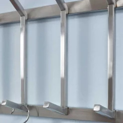 Wohnen Garderoben<Metall Wandgarderobe in Silber - Rading