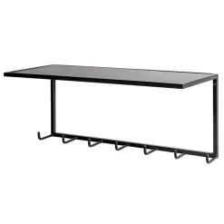 Wohnen Garderoben<Metall Wandgarderobe mit Hutboden - Breznia