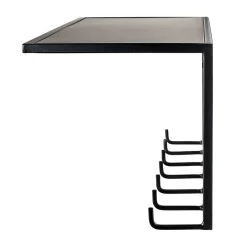 Wohnen Garderoben<Metall Wandgarderobe mit Hutboden - Breznia