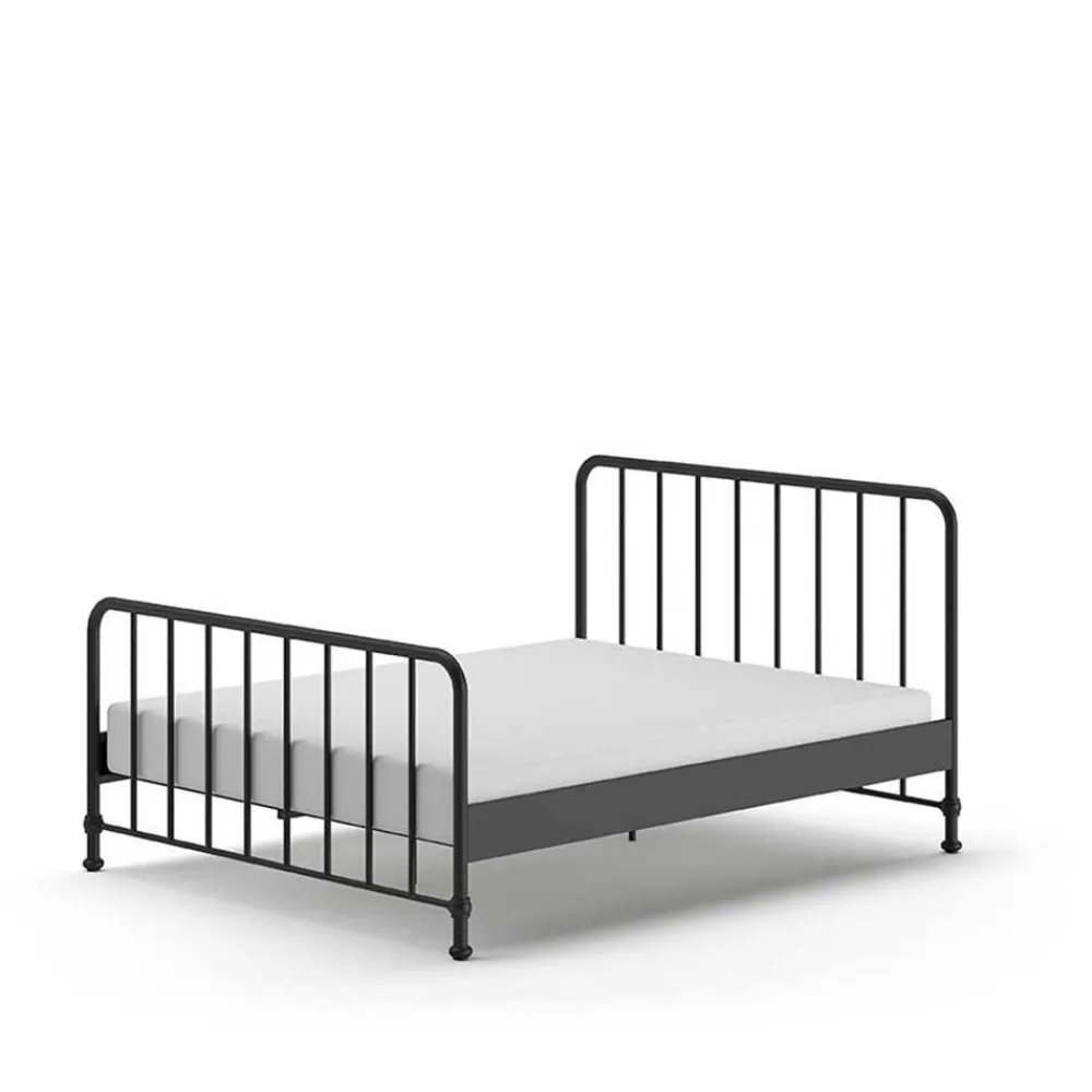 Wohnen Betten<Metallbett mit Gitter-Kopf- und Fußteil - Auricos