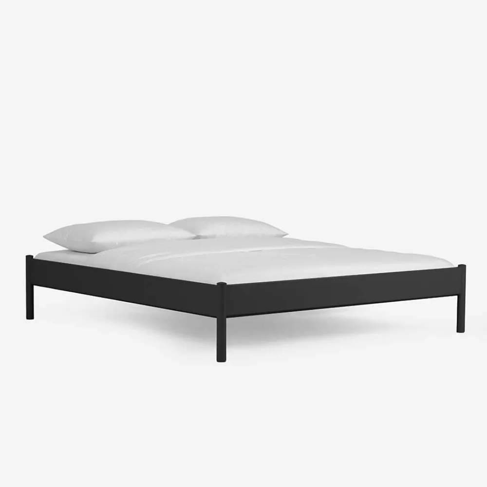 Wohnen Betten<Metallbett ohne Kopfteil Italianas in Schwarz