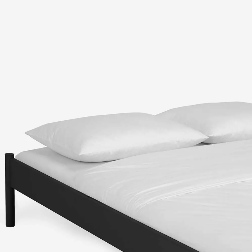 Wohnen Betten<Metallbett ohne Kopfteil Italianas in Schwarz