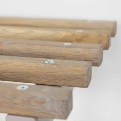 Wohnen Garderoben<Metallgarderobe in Taupe mit Hutablage - Yames