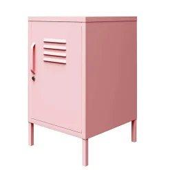 Wohnen Kommoden<Metall-Kommode mit Tür in Rosa - Asbell