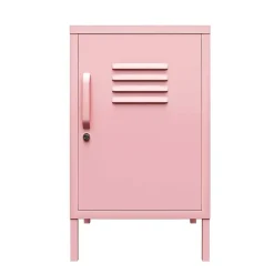 Wohnen Kommoden<Metall-Kommode mit Tür in Rosa - Asbell