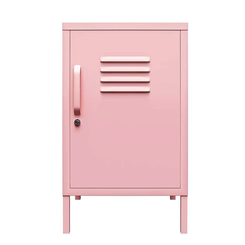Wohnen Kommoden<Metall-Kommode mit Tür in Rosa - Asbell