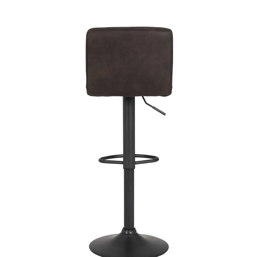 Wohnen Hocker<Microfaser Barstuhl in Schlammfarben - Cervasius (2er Set)
