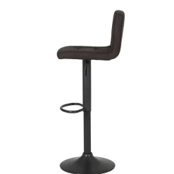 Wohnen Hocker<Microfaser Barstuhl in Schlammfarben - Cervasius (2er Set)
