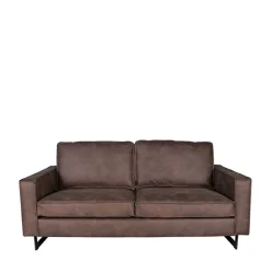 Wohnen Sofas<Microfaser 2er Sofa in kantigem Design - Onjamy