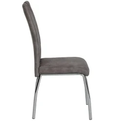 Wohnen Stühle<Microfaser Stühle in Grau - Tapas (Set)