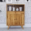 Wohnen Highboards|Vitrinen<Mid Century Wildeiche Schrank geölt - Hardus I