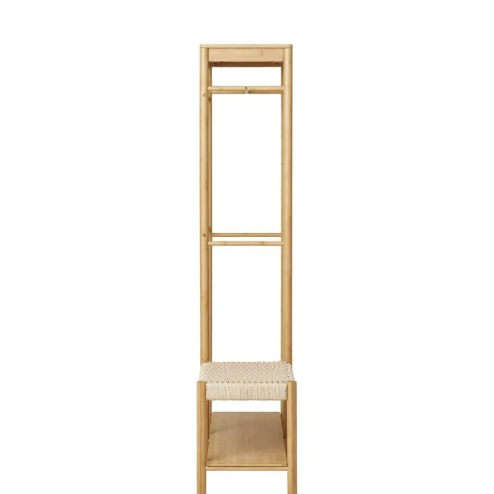 Wohnen Garderoben<Minimalistische Garderobe aus Bambus - Saridio